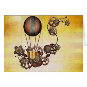 Ballon Steampunk Antique Jaune