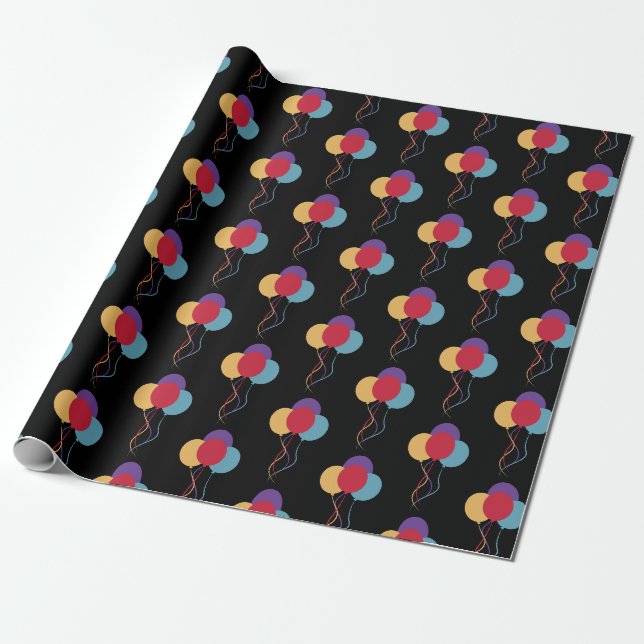 Ballon Wrapping Paper Geschenkpapier (Ungerollt)