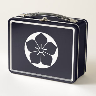 Ballonblume in Reiskuchen Metall Lunch Box