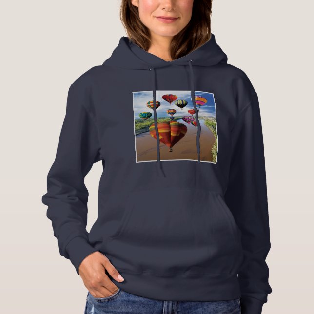 Ballone über Rio Grand Hoodie (Vorderseite)