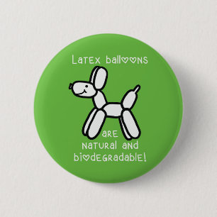 Ballonhund: Latex Balloons sind natürliche Schaltf Button