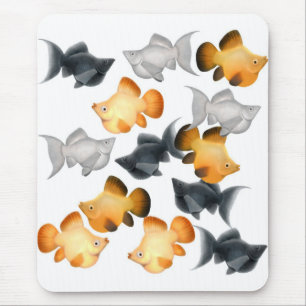Ballonmollies-tropische Fische Mousepad