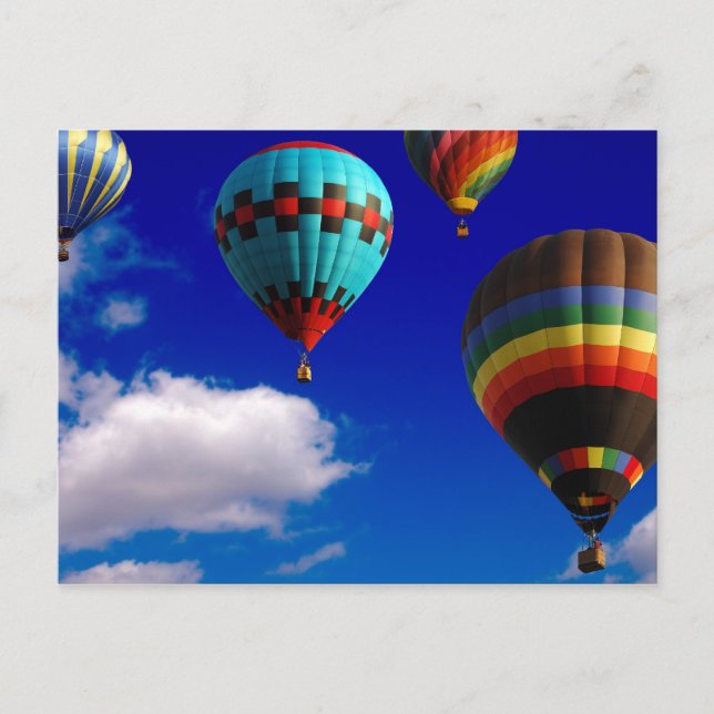 Ballonrennen - Postkarte (Vorderseite)