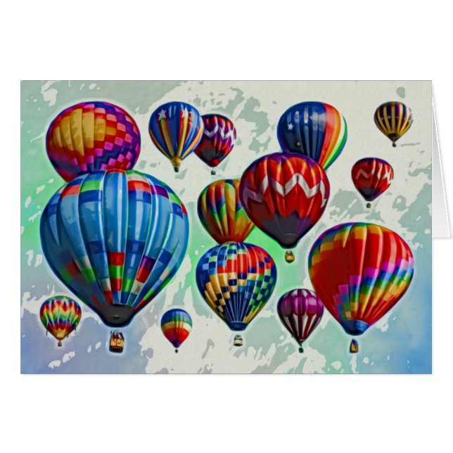 Ballons à air chauds (Devant horizontal)