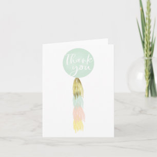 Ballons baby shower   CARTE DE REMERCIEMENTS