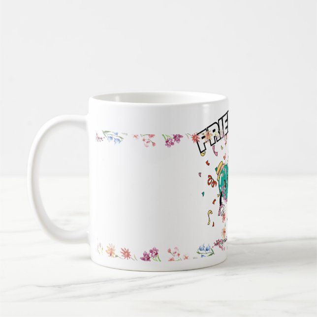 Ballons d'amitié mignons Mug (Gauche)