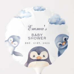 Ballons de Baby shower Penguin Winter Wonderland