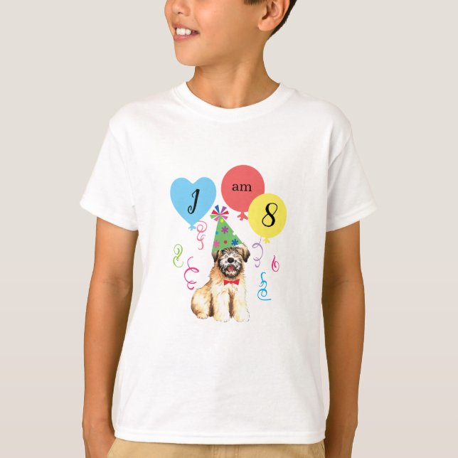 Ballons de fête d'anniversaire Roue T-shirt Terrie (Devant)
