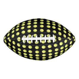 Ballons De Golf Jaunes Sur Motif Noir,