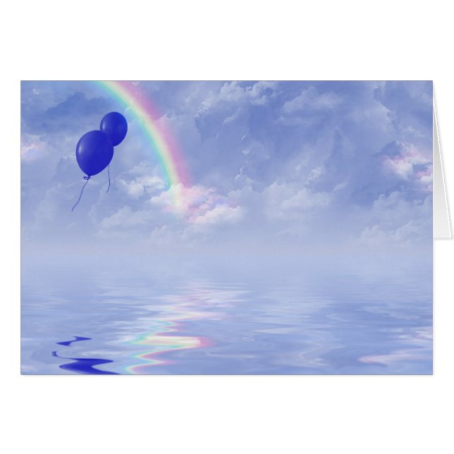 ballons et arc-en-ciel (Devant Horizontal)