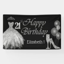 Ballons, Glas, Hefe, Kleid, schwarz