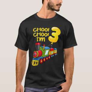 Ballons Jugend ich bin 3 Jahre alt Boys Zug 3. Geb T-Shirt