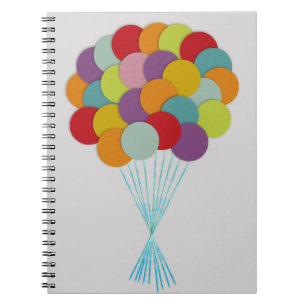 Ballons Notizbuch Notizblock