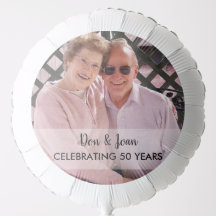 Ballons photo pour l'anniversaire du mariage