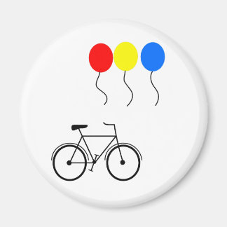 Ballons und Fahrräder Magnet