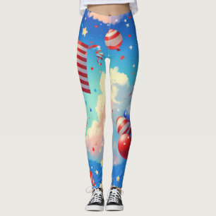Ballons und Sterne Leggings
