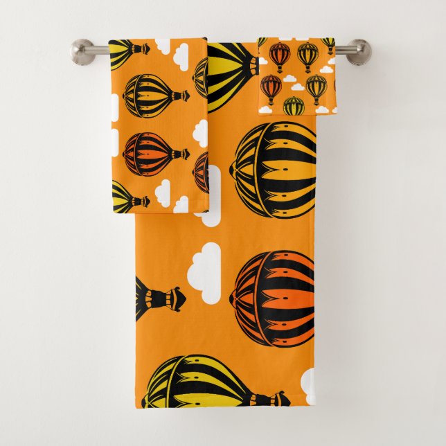 Balloon à air chaud avec modèle (En situation)