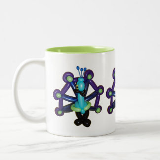 Balloon Animal Peacock-Tasse Zweifarbige Tasse