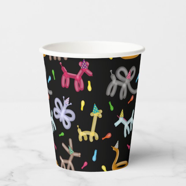 Balloon Animals Kids Party Theme Pappbecher (Vorderseite)
