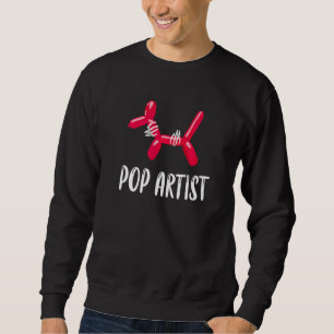 Balloon Artist Animal Balloon Making Balloon Makin Sweatshirt