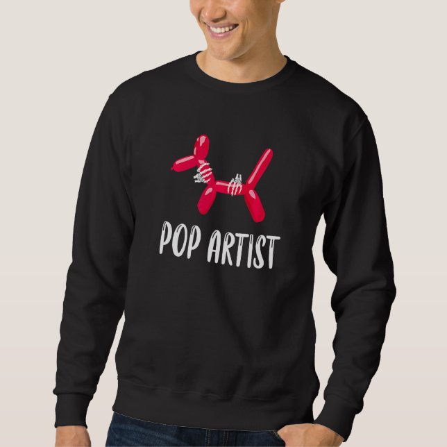 Balloon Artist Animal Balloon Making Balloon Makin Sweatshirt (Vorderseite)