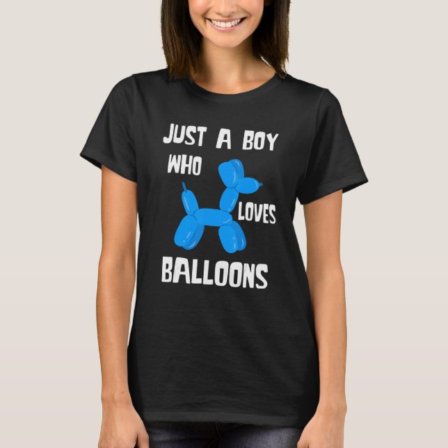 Balloon Artist Just A Boy Balloon Bender Balloon A T-Shirt (Vorderseite)