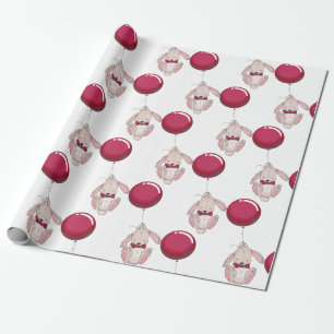 Balloon Baby Shower Geschenkpapier
