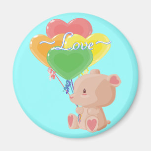 Balloon Bear Magnet
