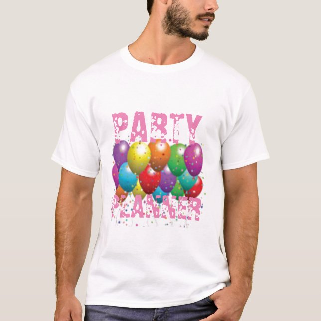 balloon_birthday_card_customize-r11e61ed9b9074290b T-Shirt (Vorderseite)