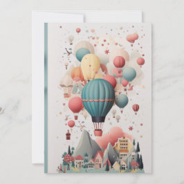 Balloon Birthday Card Feiertagskarte