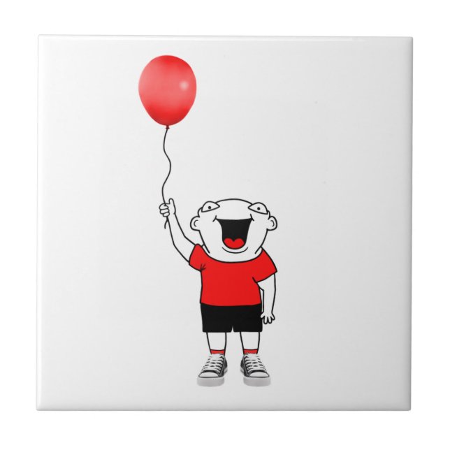 Balloon Boy Fliese (Vorderseite)