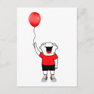 Balloon Boy Postkarte