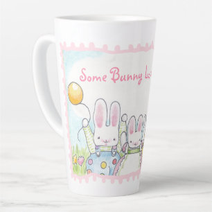 Balloon Bunny Tall Latte Tasse
