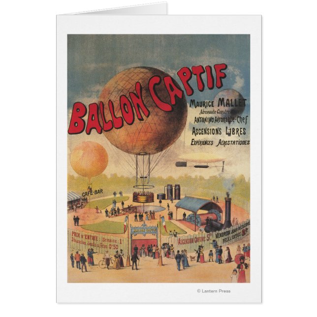 Balloon captif à l'affiche d'exposition (Devant)