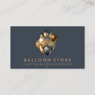 Balloon Decor Boho rustic Visitenkarte