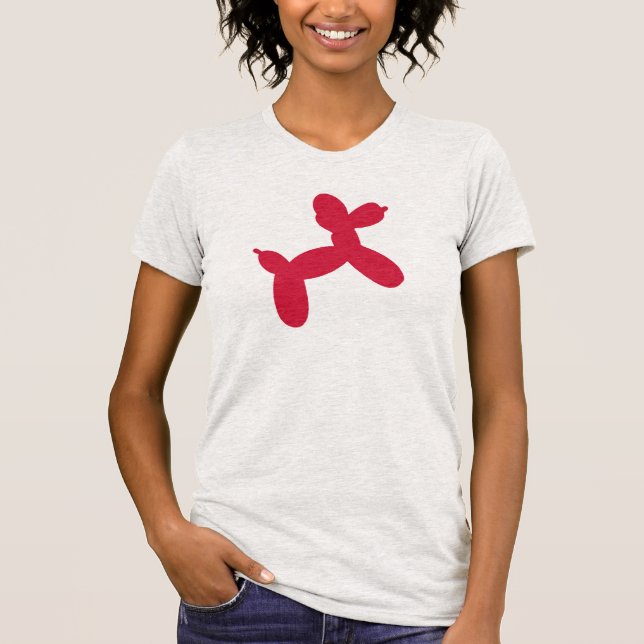 Balloon Dog - Bella Canvas Fine Jersey T-Shirt (Devant)