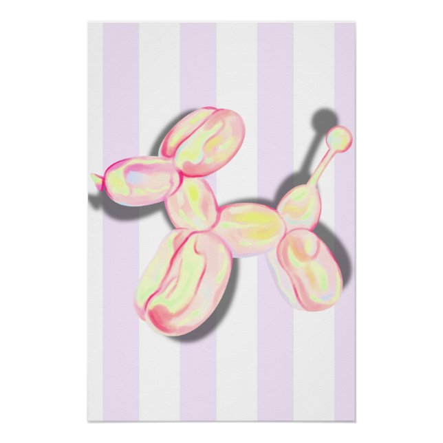 Balloon Dog Kinderzimmer Poster (Vorderseite)