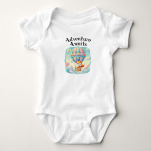 Balloon Explorer Baby Bodysuit Strampler