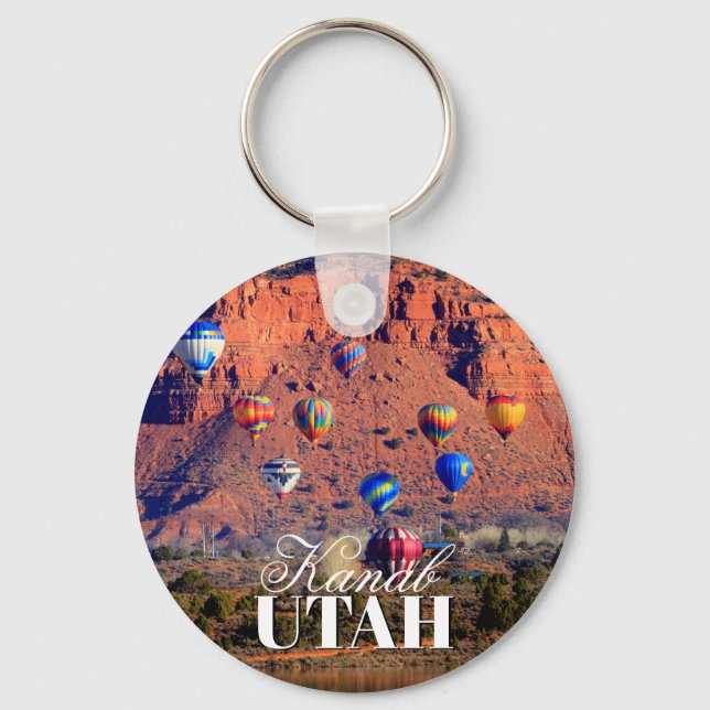 Balloon Festival Kanab Utah Schlüsselanhänger (Vorderseite)