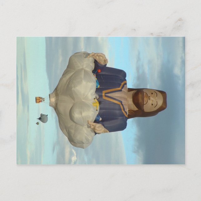 Balloon Fiesta Albuquerque Jesus Der Herr Postkarte (Vorderseite)