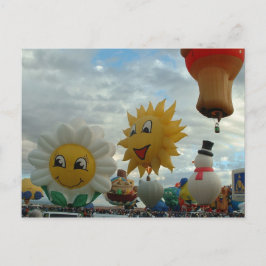 Balloon Fiesta Albuquerque Special Shapes Postkarte