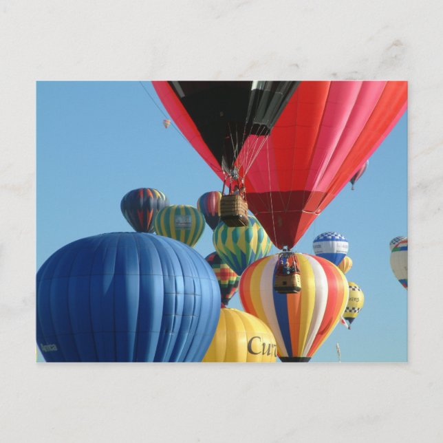 Balloon fiesta postkarte (Vorderseite)