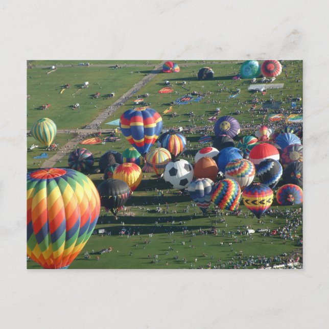 Balloon fiesta postkarte (Vorderseite)
