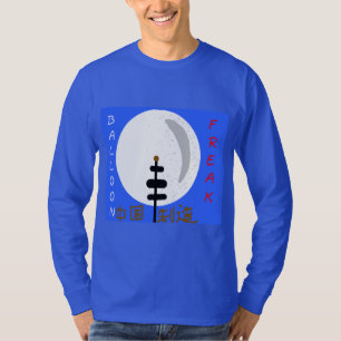 Balloon Freak Design on Blue T - Shirt for Men