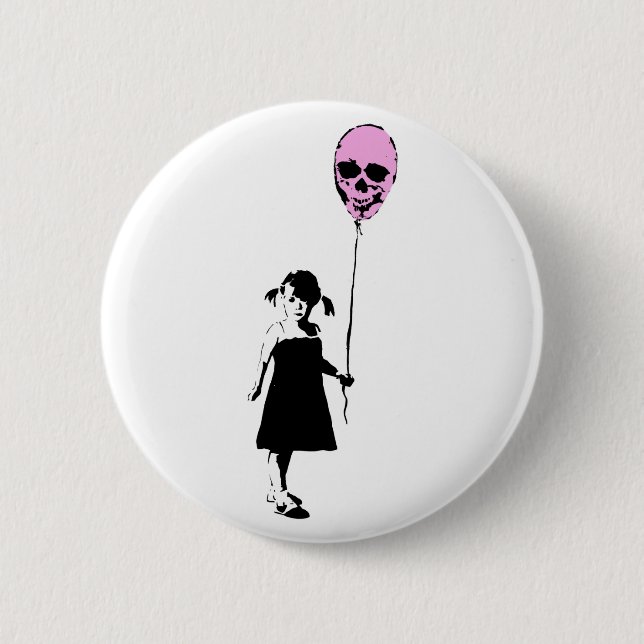 Balloon Girl Button (Vorderseite)