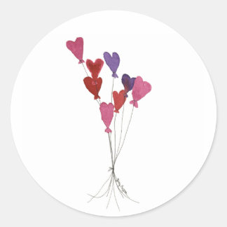 Balloon Hearts Sticker