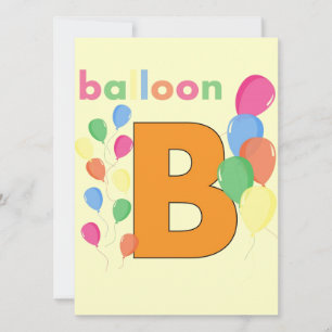Balloon Letter B