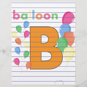 Balloon Letter B