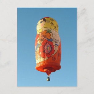 Balloon Matroesjka Postkarte