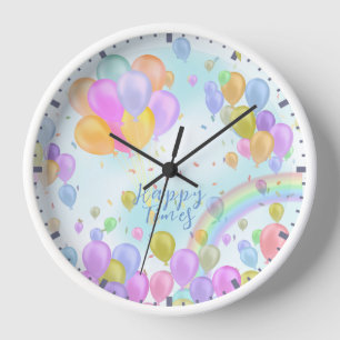 Balloon Pastel Uhr